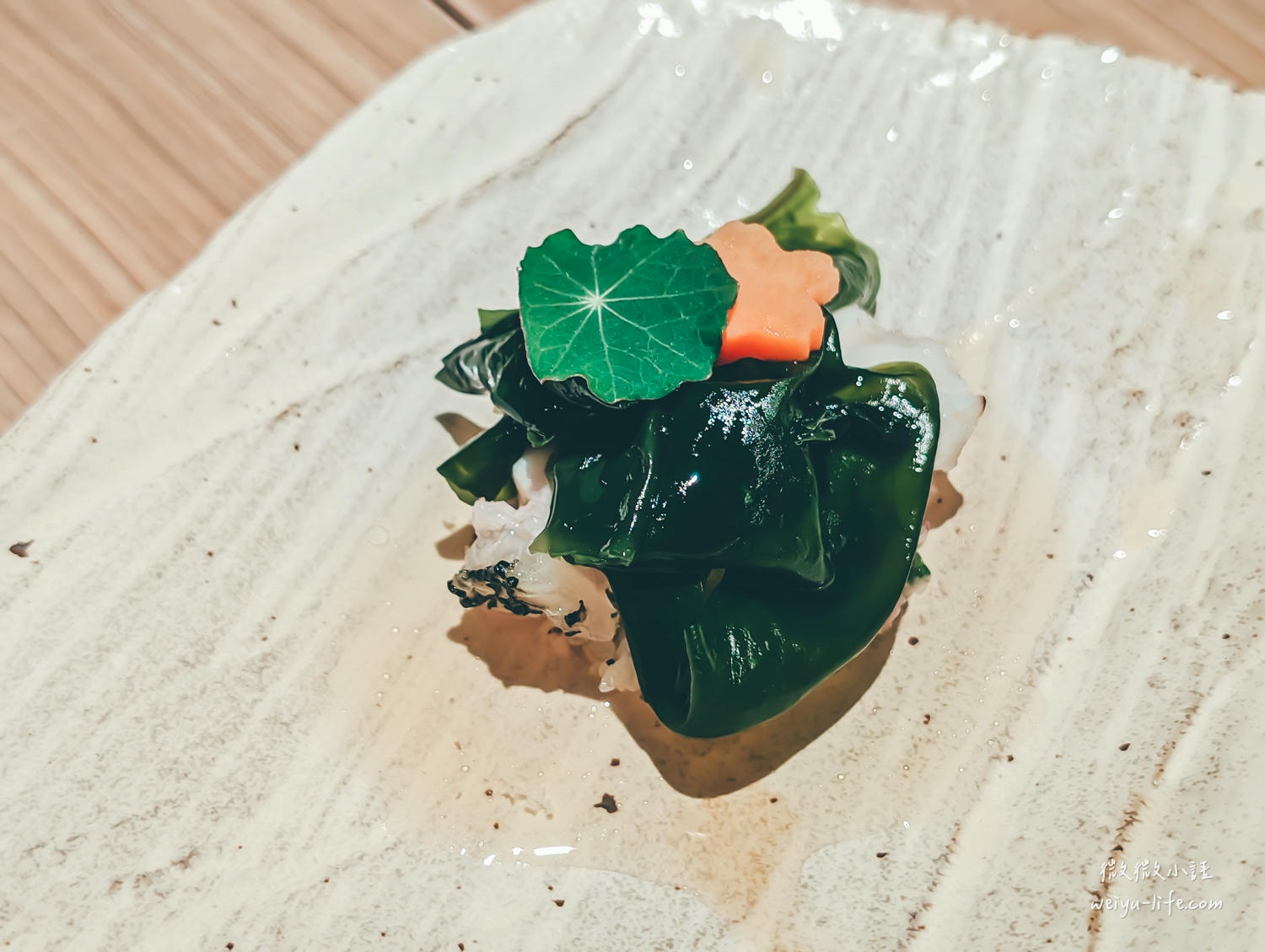 坐著做。日本料理 温物