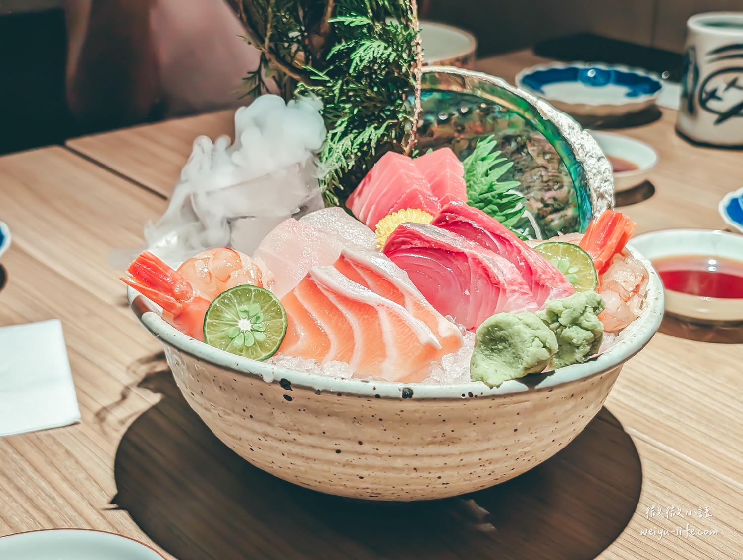 坐著做。日本料理 お造り(刺身)