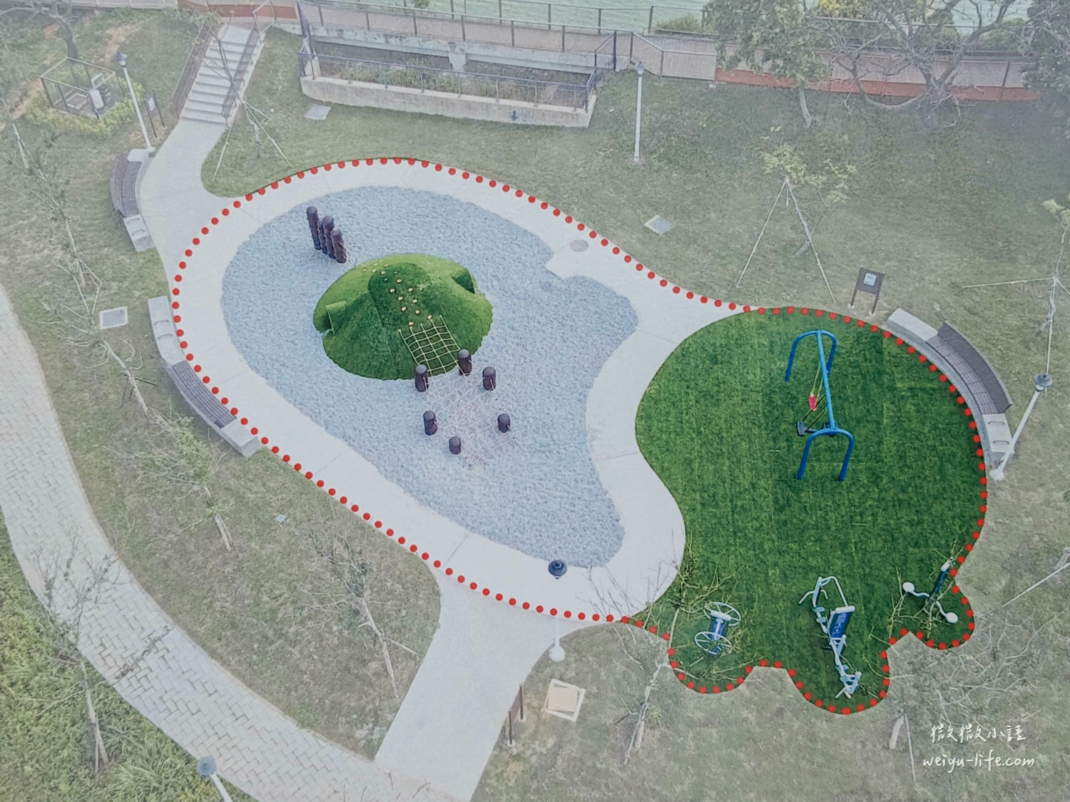 桃園觀音公園|水之丘主題公園。特色 3 層樓高的飼料桶溜滑梯好好玩! - 第20張圖 水之丘主題公園